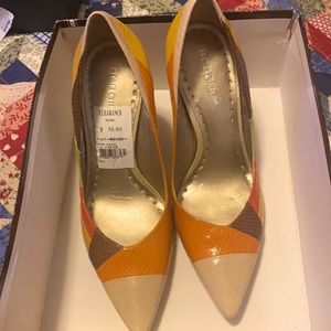 BCBGirls | 7m | multi color suede snake skin